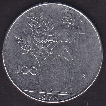 İtalya 100 Liret 1976