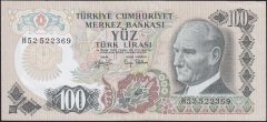 6.Emisyon 2.Tertip 100 Lira H52 522369 Çilaltı Çil