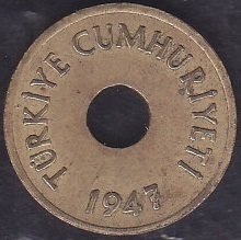1947 YILI 1 KURUŞ ÇÇT + eski para fiyatları