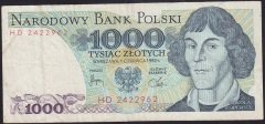 POLONYA 1000 ZLOTY 1982 ÇOK TEMİZ
