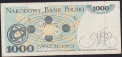 POLONYA 1000 ZLOTY 1982 ÇOK TEMİZ