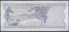 6.EMİSYON 2.TERTİP 5 LİRA K06 379833 ÇOK TEMİZ +