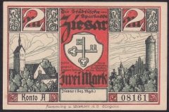 ALMANYA 2 MARK NOTGELD 1920 ÇİL