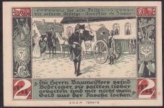ALMANYA 2 MARK NOTGELD 1920 ÇİL