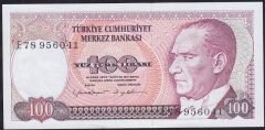 7.Emisyon 2.Tertip 100 Lira E78 956041 Çil