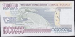 7.Emisyon 3.Tertip 1000000 Lira U36 658888 Çil