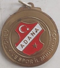 Adana Gençlik Ve Spor İl Müdürlüğü Madalya 5.5 cm