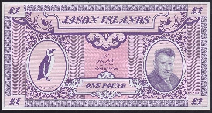 JASON İSLAND 1 POUND 1979 ÇİL
