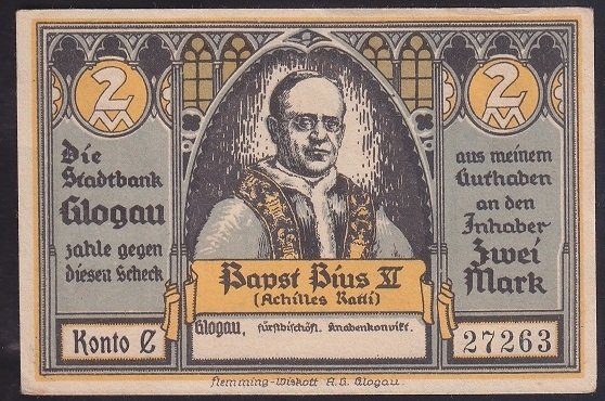 ALMANYA 2 MARK NOTGELD 1922 ÇİL