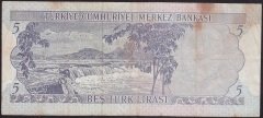 6.EMİSYON 2.TERTİP 5 LİRA K04 381810 TEMİZ