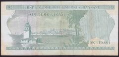 6.Emisyon 2.Tertip 10 Lira K60 324362 Çok Temiz+