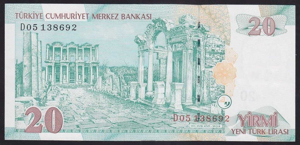 8.EMİSYON 20 YTL D05 138692 ÇİLALTI