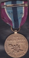FOR HUMANITARIAN SERVICE AMERİKAN SAVAŞ MADALYASI