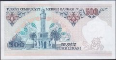 7.Emisyon 2.Tertip 500 Lira E23 339350 Çilaltı Çil