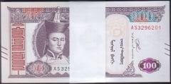 Moğolistan 100 Tugrig 2020 Deste (100 Adet) Çil