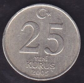2005 Yılı 25 Kuruş