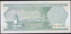 6.Emisyon 2.Tertip 10 Lira K51 172258 Çilaltı Çil