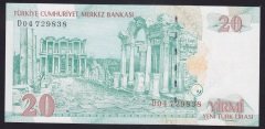 8.EMİSYON 20 YTL D04 729838 ÇİLALTI ÇİL