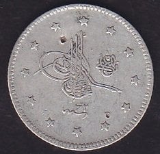 1293 / 32 Abdulhamid 2 Kuruş Gümüş