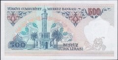 7.Emisyon 2.Tertip 500 Lira E23 331999 Çilaltı Çil