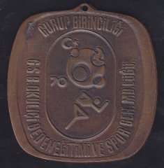 GENÇLİK VE SPOR BAKANLIĞI OKUL İÇİ GRUP BİRİNCİLİĞİ 1970 5.3 CM