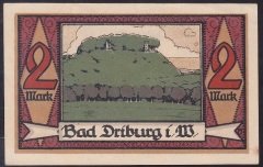 ALMANYA 2 MARK NOTGELD 1921 ÇİLALTI ÇİL
