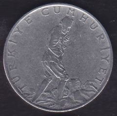 1960 Yılı 2.5 Lira Ters