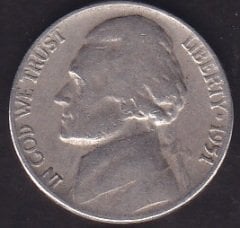 Amerika 5 Cent 1951
