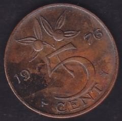 Hollanda 5 Cent 1976