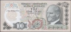 6.EMİSYON 3.TERTİP 100 LİRA J41 951973 ÇÇT +