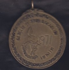 GENÇLİK VE SPOR BAKANLIĞI İZMİR 1971 - 4.8 CM