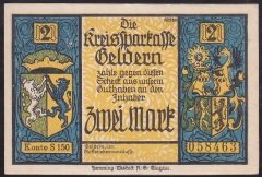 ALMANYA 2 MARK NOTGELD 1920 ÇİL