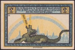 ALMANYA 2 MARK NOTGELD 1920 ÇİL