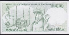 7.Emisyon 4.Tertip 10000 Lira J86 517692 Çilaltı