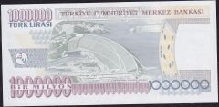 7.Emisyon 3.Tertip 1.000.000 Lira T86 076555 Çil