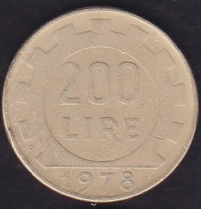 İtalya 200 Liret 1978