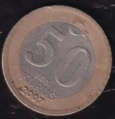 2007 Yılı 50 Yeni Kuruş