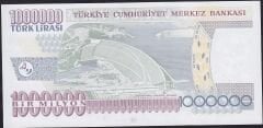 7.Emisyon 3.Tertip 1.000.000 Lira T77 222362 Çilaltı Çil