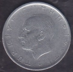 1961 Yılı 1 Lira Düz