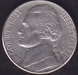 Amerika 5 Cent 1997 D