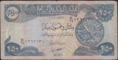Irak 250 Dinar 2003 Çok Temiz