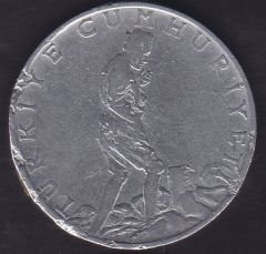 1962 Yılı 2.5 Lira Ters