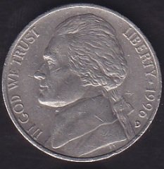 Amerika 5 Cent 1996 D