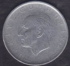 1965 Yılı 1 Lira Ters