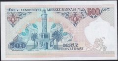 7.Emisyon 2.Tertip 500 Lira D75 239257 Çilaltı Çil