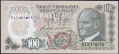 6.EMİSYON 1.TERTİP 100 LİRA D13 368968 ÇİLALTI