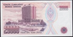 7.EMİSYON 1.TERTİP 20000 LİRA C72 572792 ÇİL