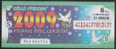 2008 31 ARALIK ÇEYREK BİLET S SERİSİ