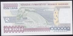 7.Emisyon 3.Tertip 1.000.000 Lira T60 664459 Çil