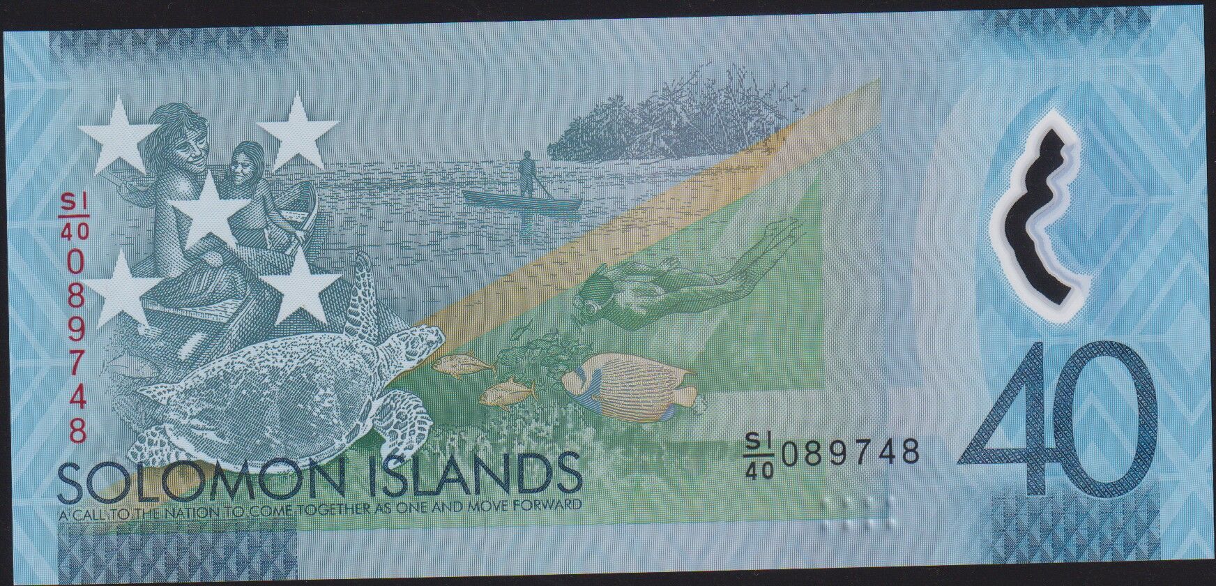 Solomon Adası 40 Dolar 2018 Çil Polimer Pick 37